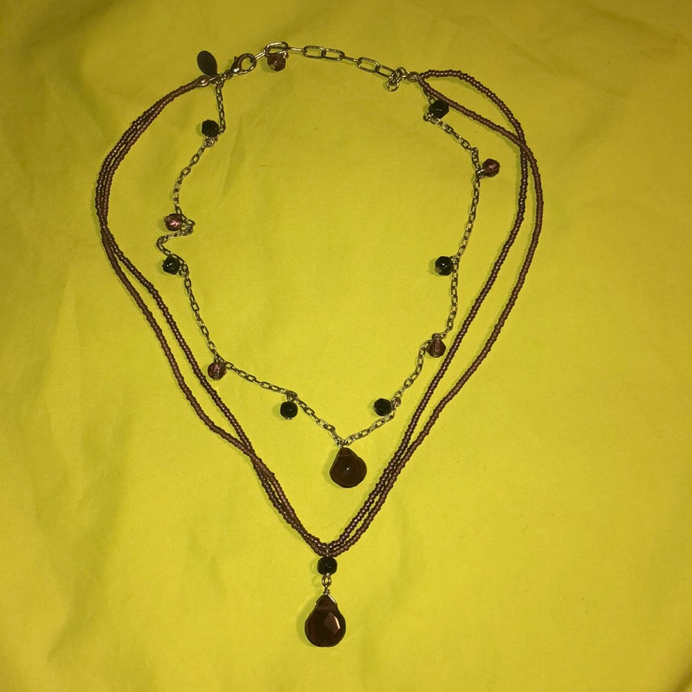 Purple necklace